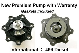 International DT466 water pump